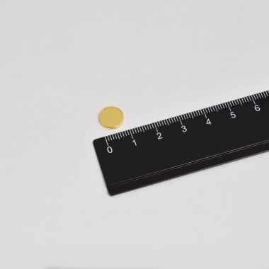 Dischi Neodimio D 9,5 mm x H 1,5 N54 Gold
